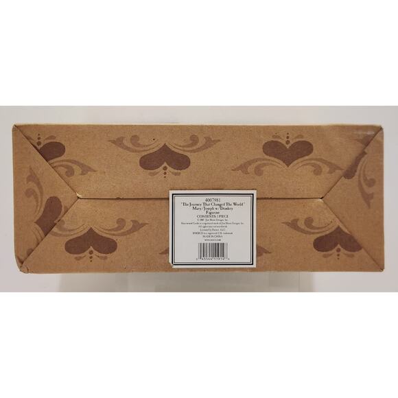 Jim Shore The Journey That Changed The World Figure W/ Mary Joseph & Donkey NEW - Picture 12 of 16